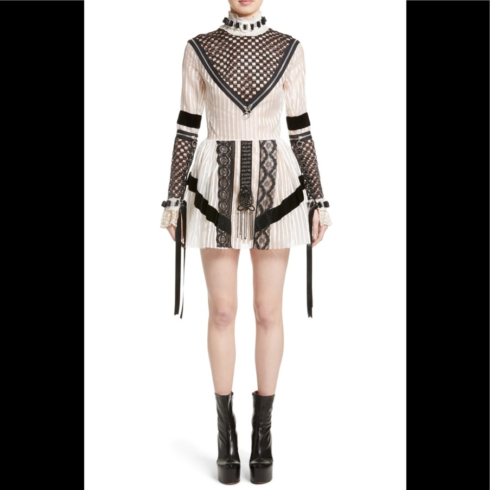 SOLD Dilara Findikoglu Silk Gothic Victorian Dress - Picture 1 of 8